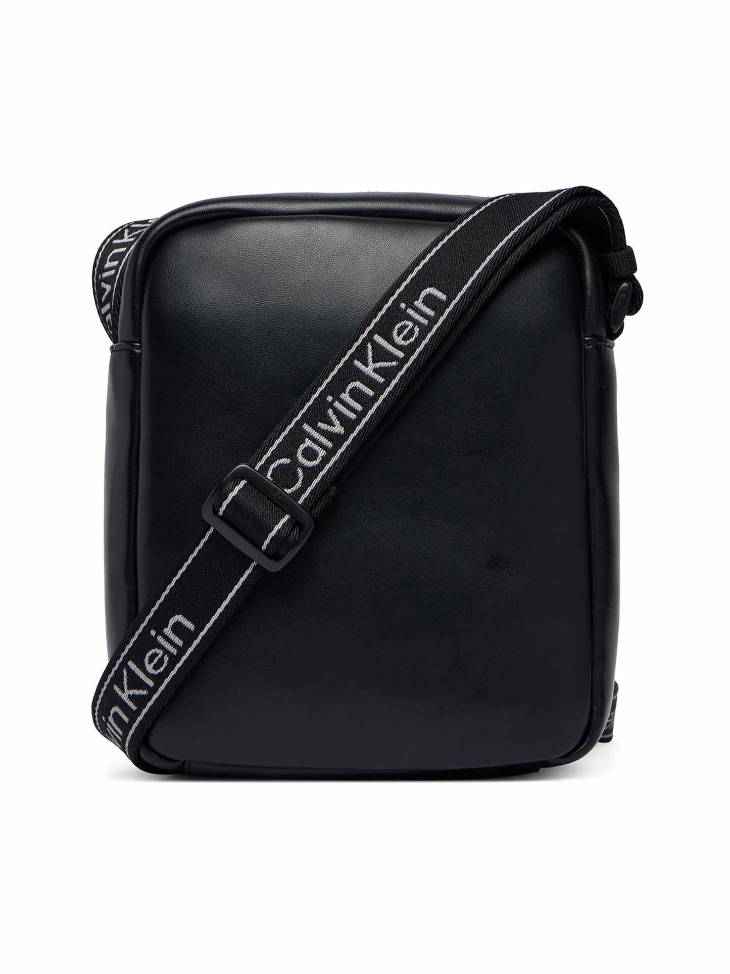 Calvin Klein Bold Logo Webbing, borsa a tracolla da unisex adulto nero