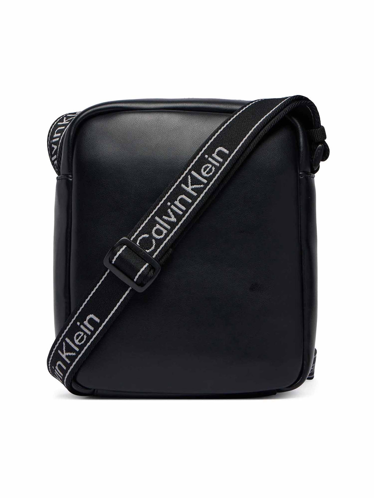 Ck bold logo webbing tracolla da unisex nero