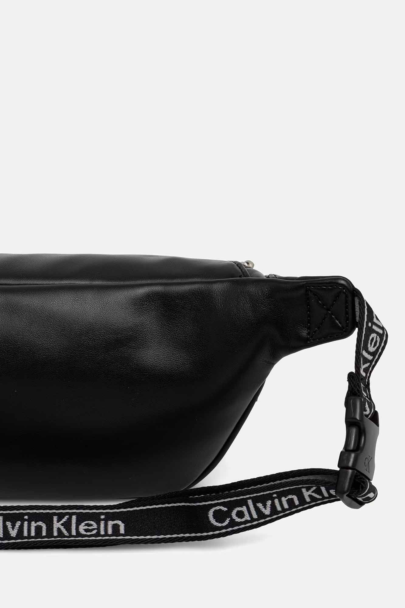 Calvin Klein Bold Logo Webbing, marsupio da unisex adulto nero