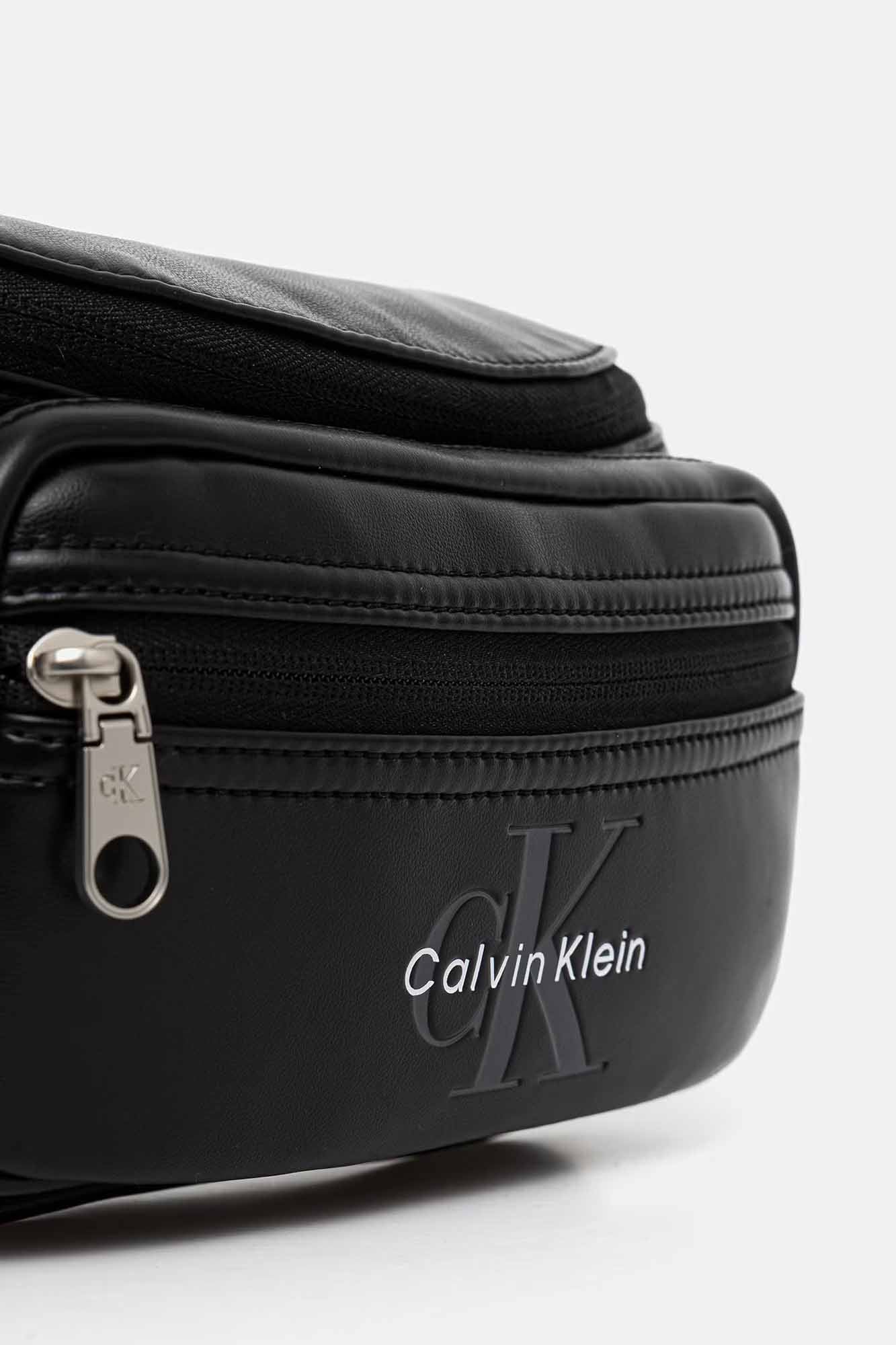 Calvin Klein Bold Logo Webbing, marsupio da unisex adulto nero