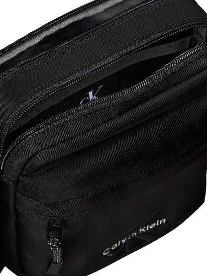 Ck bold reporter tracolla da unisex nero