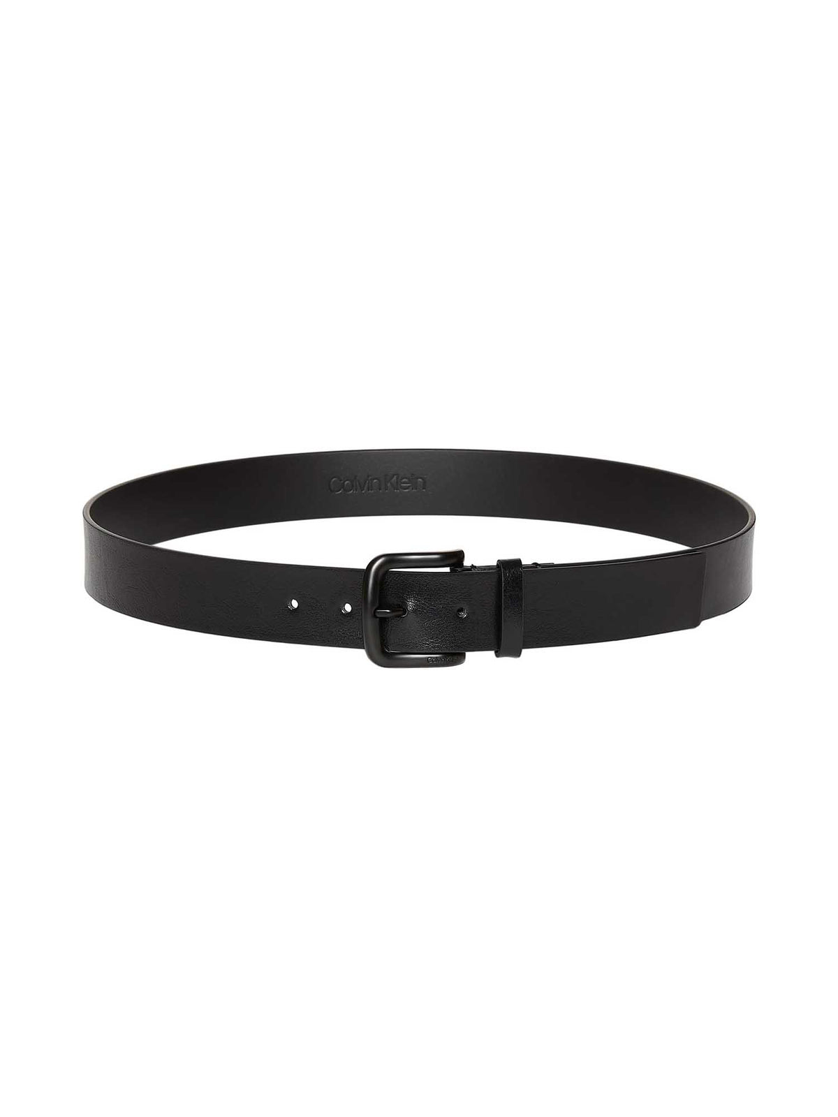 Ck round buckle 35MM cintura da unisex nero