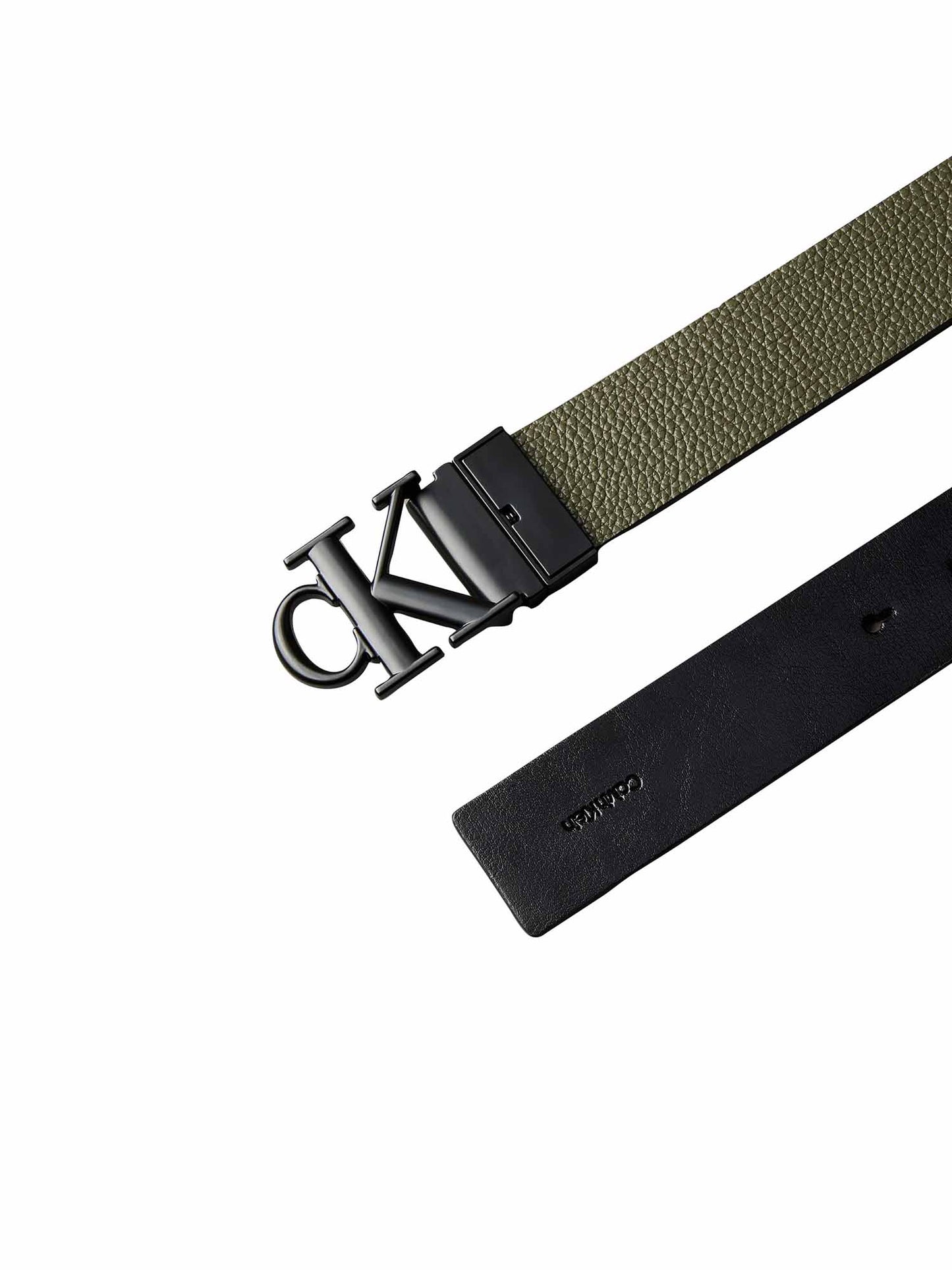 Calvin Klein Ck Buckle Tumbled, cintura da unisex adulto multicolore