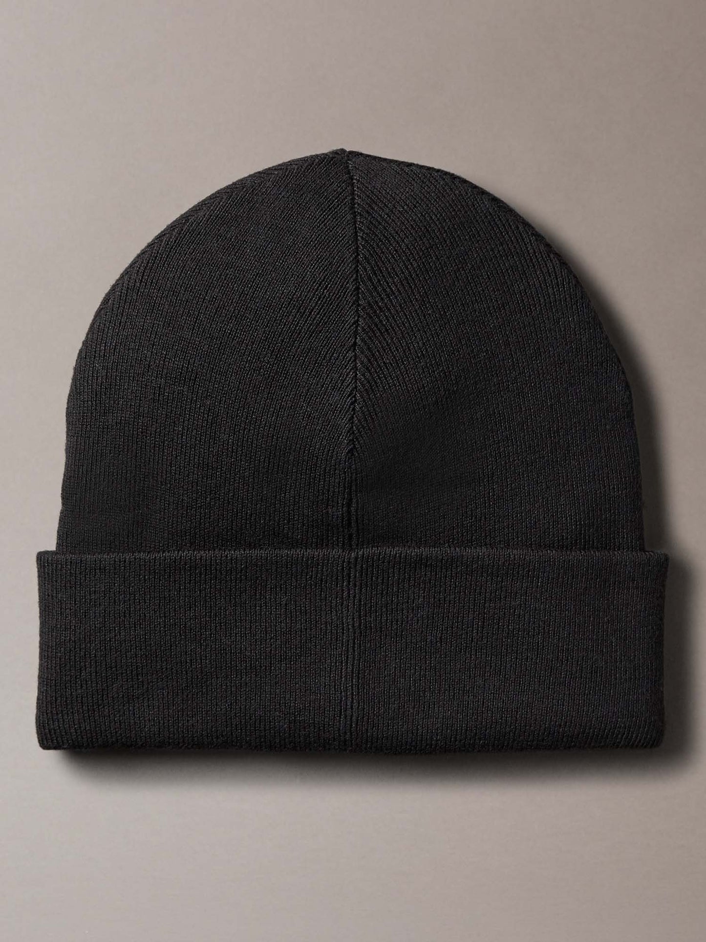 CALVIN KLEIN CAPPELLO FINE RIB UOMO NERO