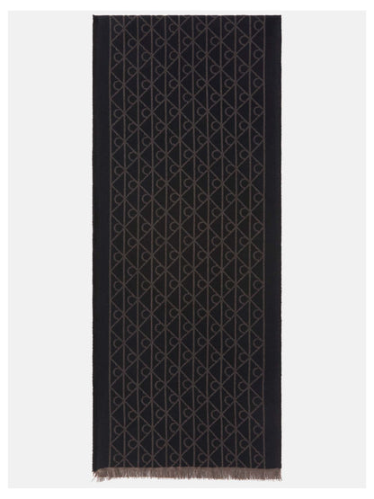 SCIARPA MONOGRAM CALVIN KLEIN DA UOMO MARRONE