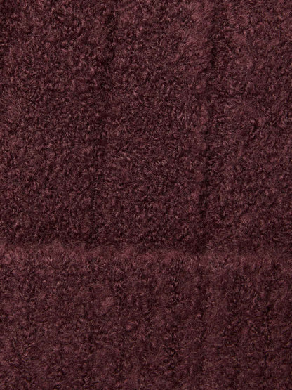 CAPPELLO PATCH BOUCLE CALVIN KLEIN UNISEX BORDEAUX