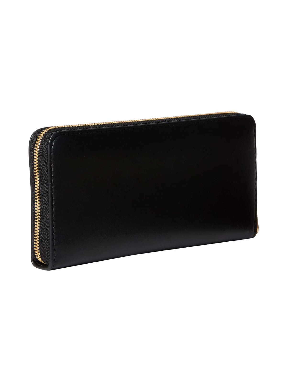 Ck bold long zip aro portafogli da donna nero