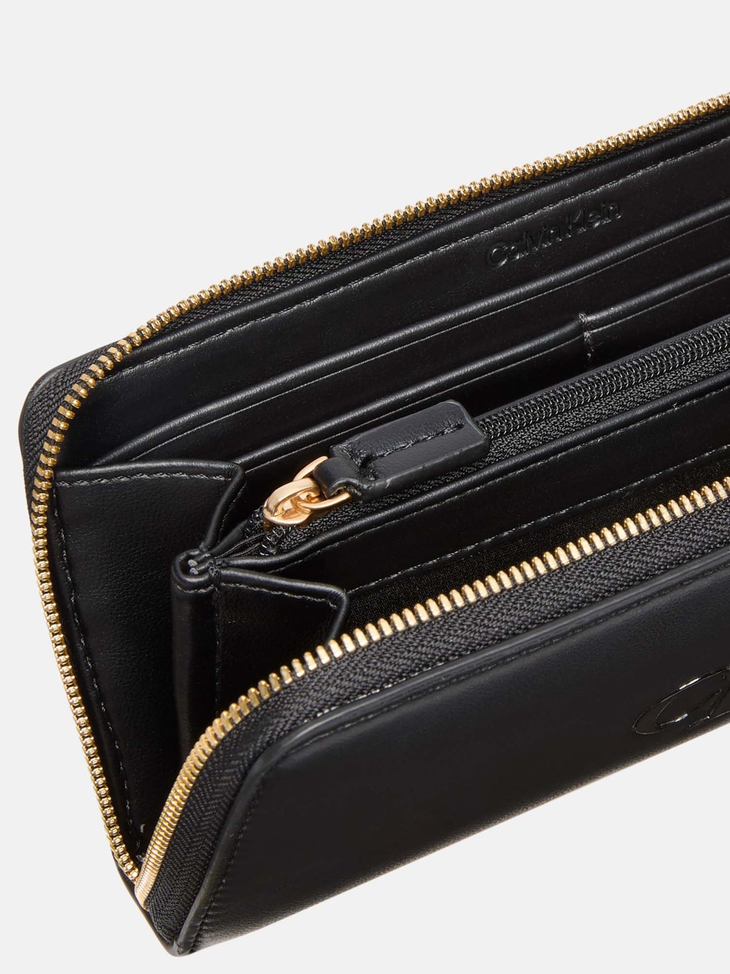 PORTAFOGLI ZIP AROUND CALVIN KLEIN DONNA NERO