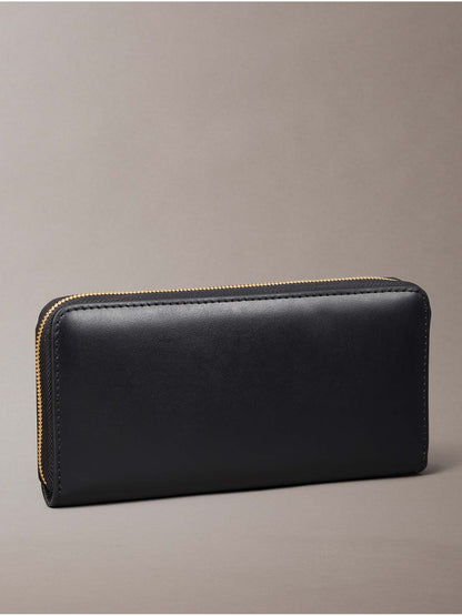 PORTAFOGLI  LARGE ZIP AROUND CALVIN KLEIN DONNA NERO