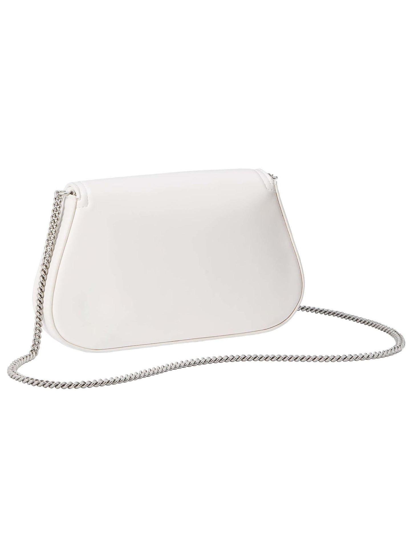 Pochette bianca Calvin Klein Curved Wallet On da donna