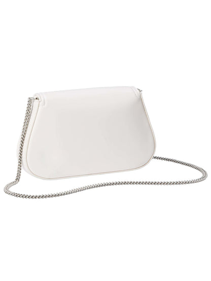 Pochette bianca Calvin Klein Curved Wallet On da donna