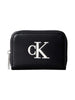 portafoglio-nero-bianco-calvin-klein-bold-medium-zip-da-donna