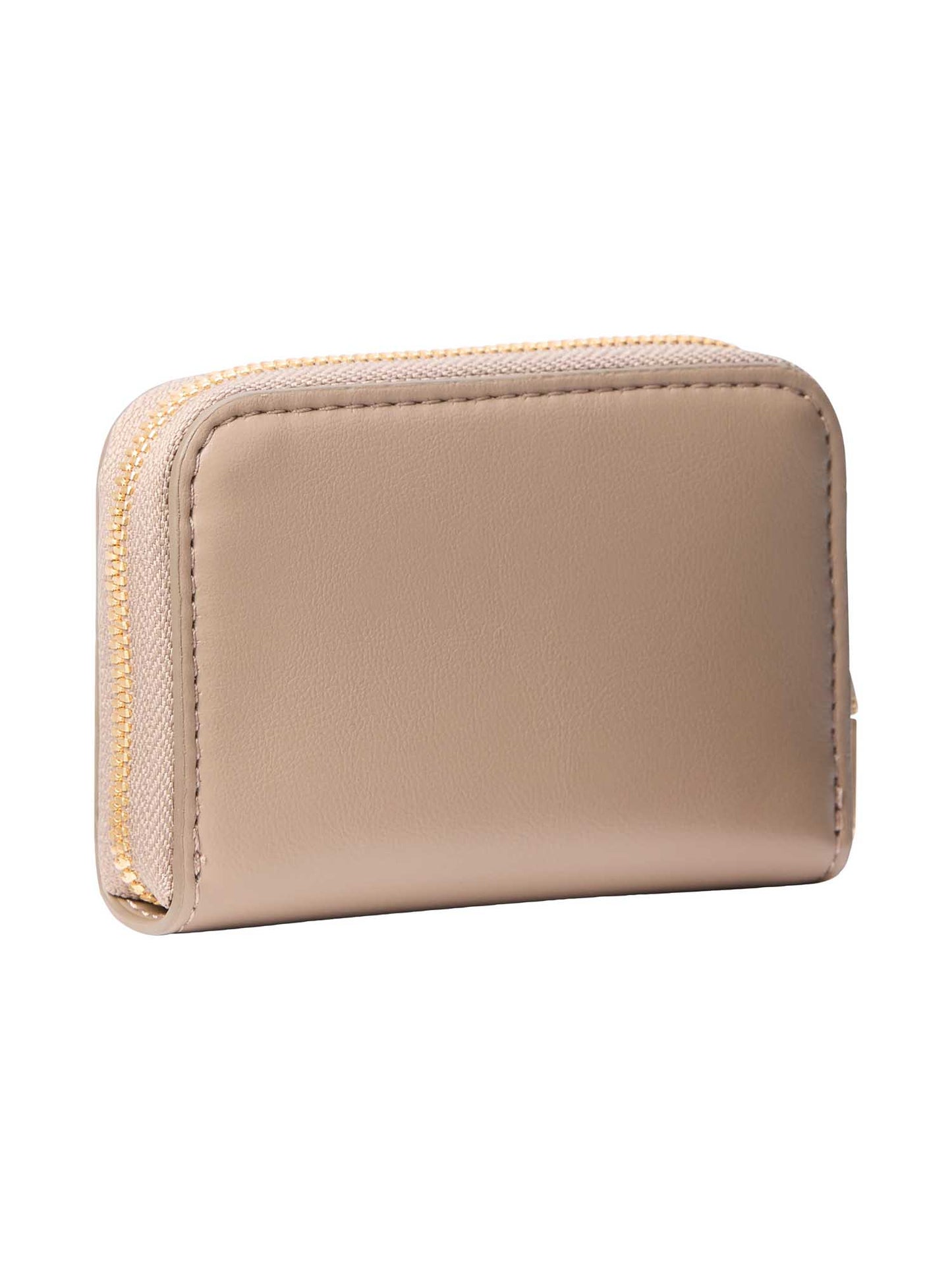 Portafoglio Bold Medium Zip da donna in similpelle fango