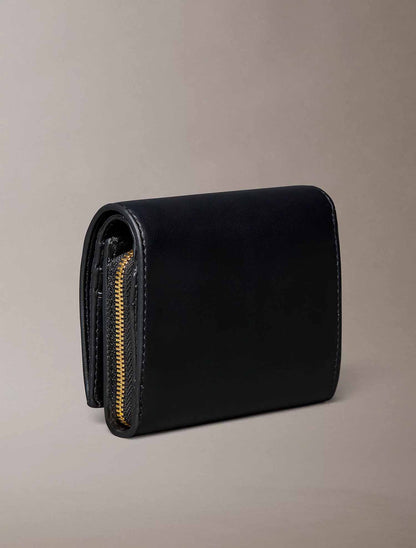 Calvin Klein Bold Medium Bifol, portafoglio da donna nero