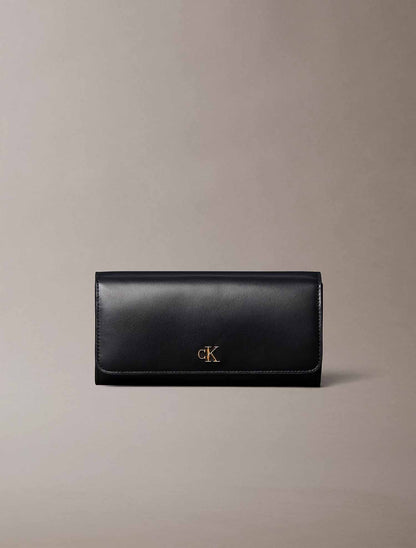 Calvin Klein Ck Long Wallet, portafoglio da donna nero