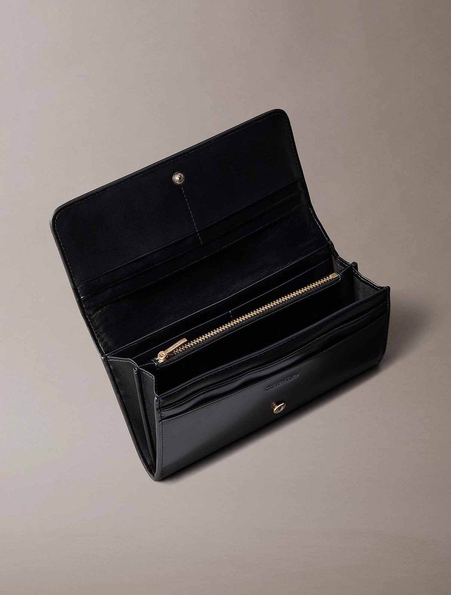 Calvin Klein Ck Long Wallet, portafoglio da donna nero
