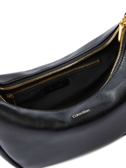 BORSA HOBO PINCHED SOFT CLAVIN KLEIN DA DONNA NERO