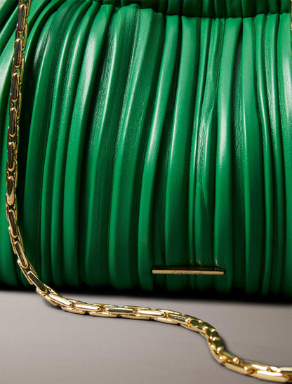 BORSA DRAWSTRING PLISSE CALVIN KLEIN DA DONNA VERDE