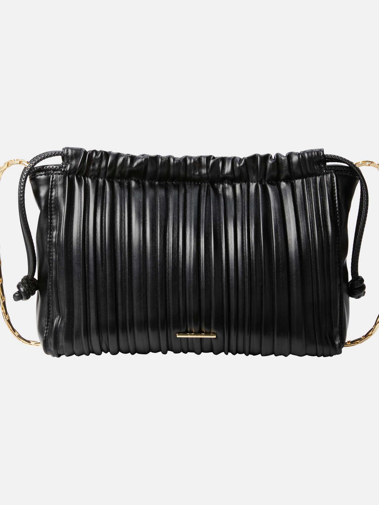 BORSA DRAWSTRING PLISSE CALVIN KLEIN DA DONNA NERO