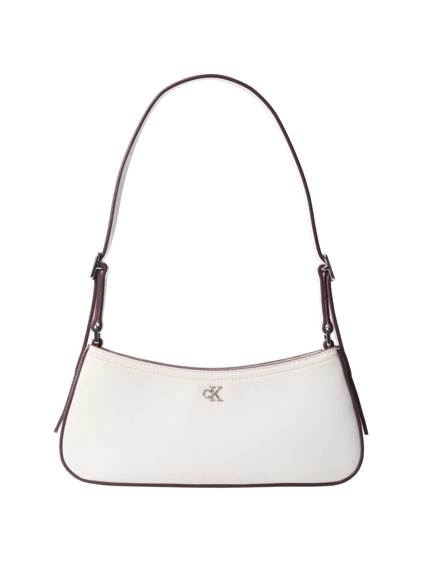 Calvin Klein Small Shoulder Bag bianca da donna