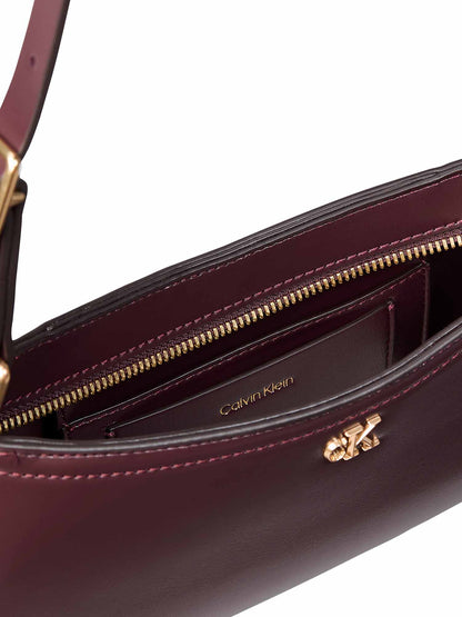 Calvin Klein CK Small Shoulderbag, borsa da unisex adulto bordeaux