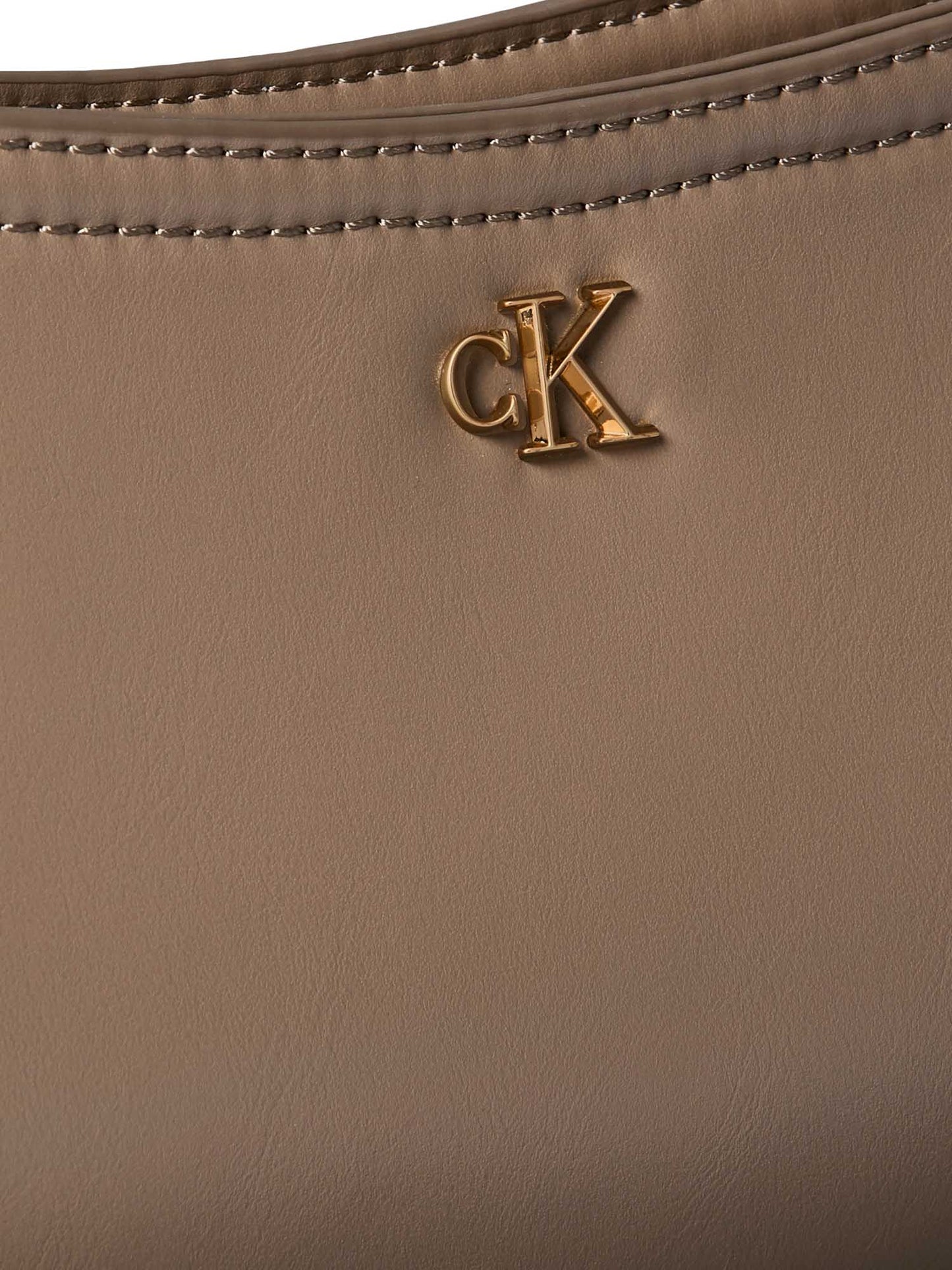 Calvin Klein Small Shoulder Bag nude, borsa a spalla compatta da donna