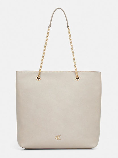 BORSA TOTE MINIMAL MONOGRAM CALVIN KLEIN DA DONNA PANNA