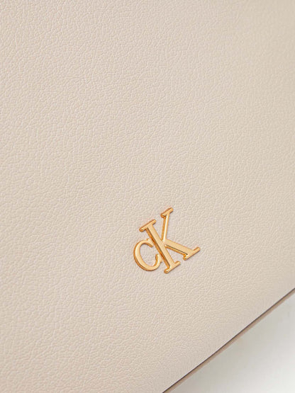 BORSA TOTE MINIMAL MONOGRAM CALVIN KLEIN DA DONNA PANNA