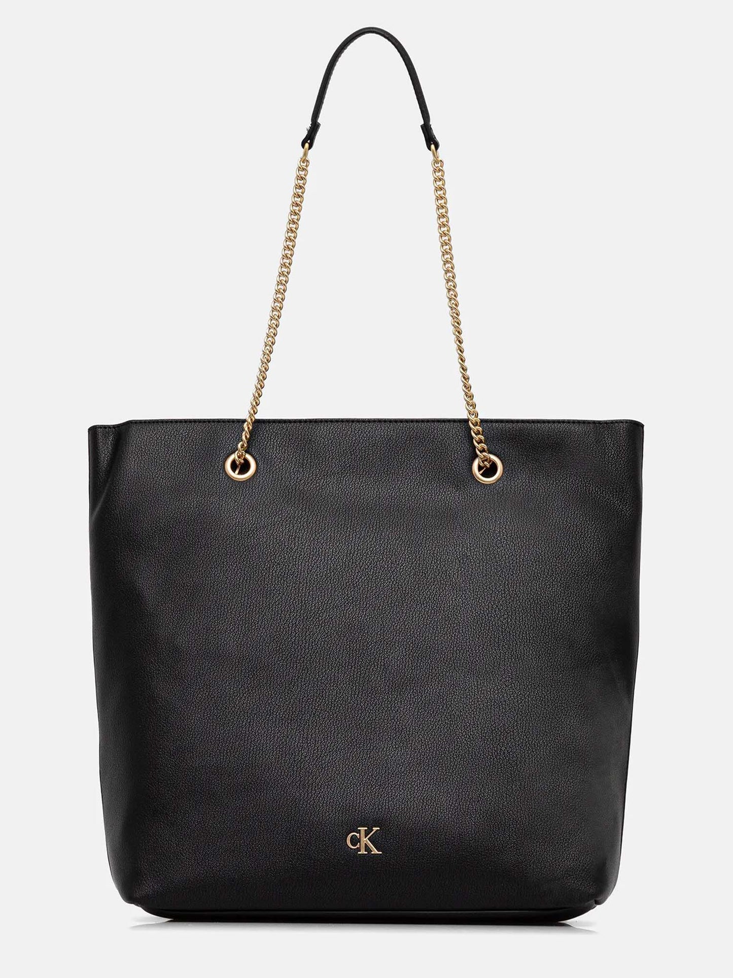 BORSA TOTE MINIMAL MONOGRAM CALVIN KLEIN DA DONNA NERO