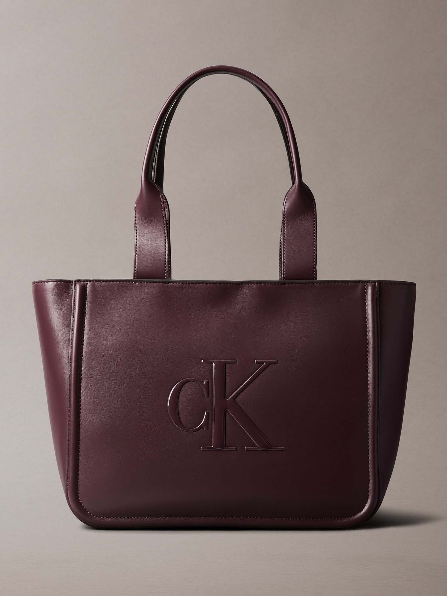 BORSA TOTE CALVIN KLEIN DONNA BORDEAUX