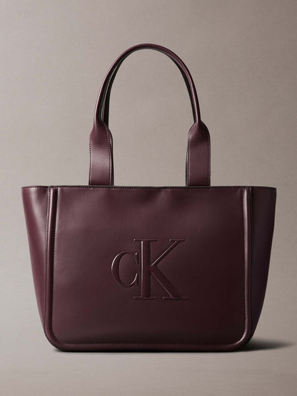 BORSA TOTE CALVIN KLEIN DONNA BORDEAUX