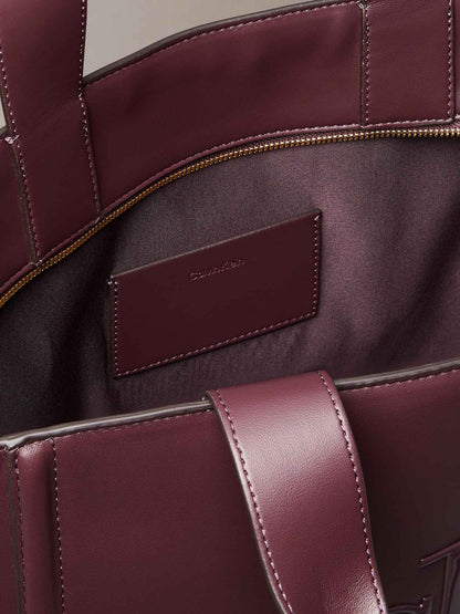 BORSA TOTE CALVIN KLEIN DONNA BORDEAUX