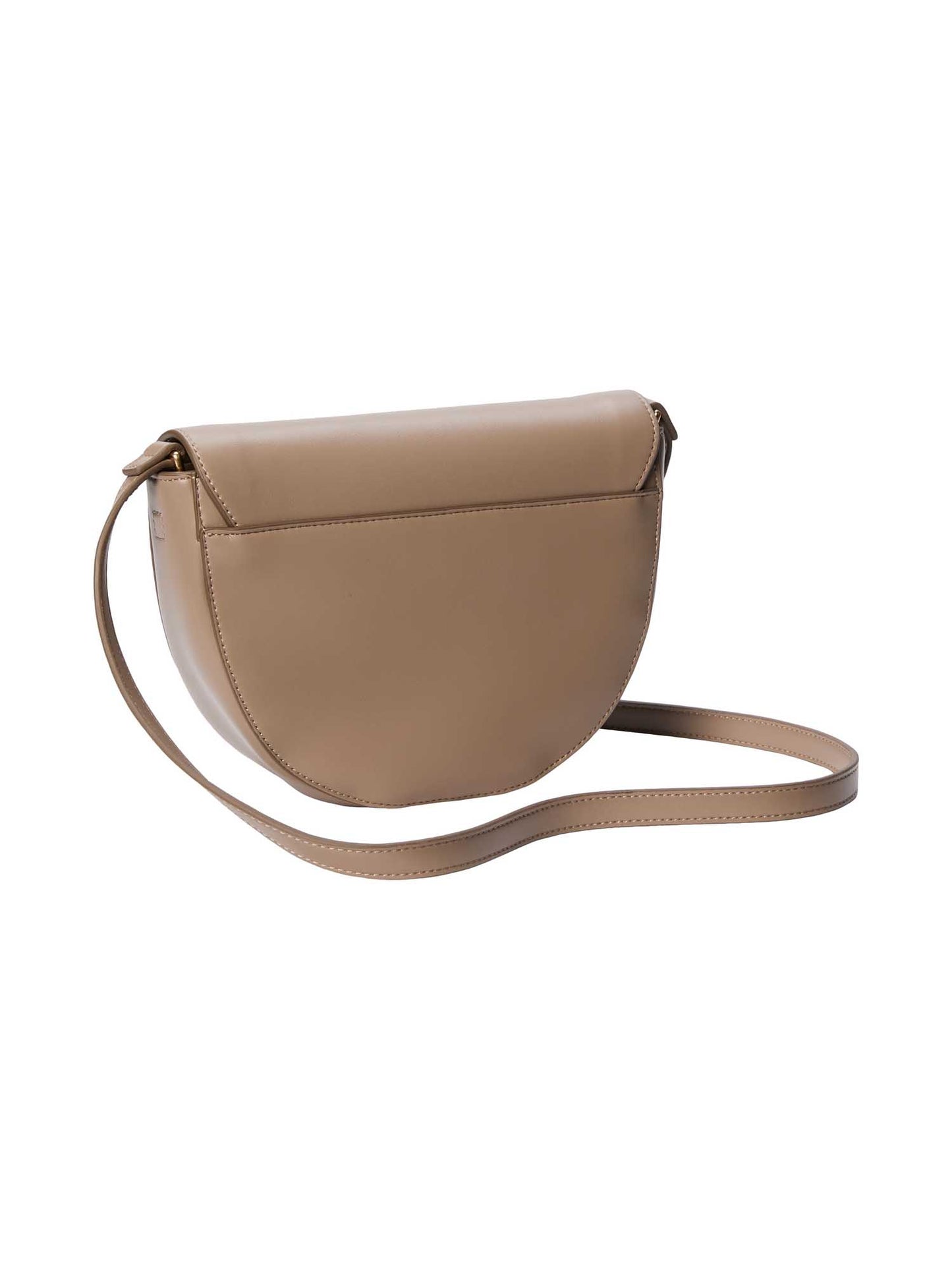 Borsa Bold Crossbody Calvin Klein da donna in similpelle fango