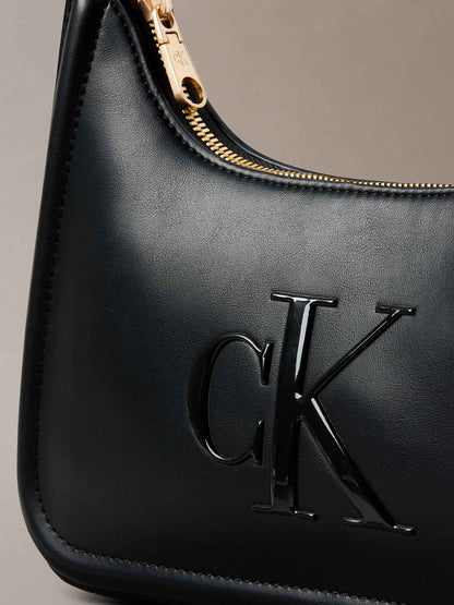BORSA A SPALLA CALVIN KLEIN DONNA NERO