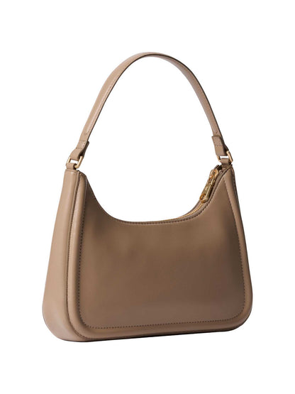 Calvin Klein Bold Shoulder Bag, borsa mezza luna beige da donna