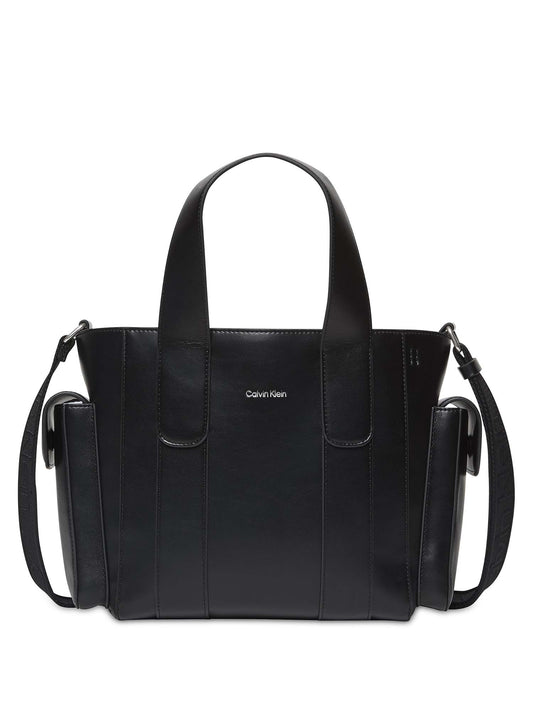BORSA A TRACOLLA WEBBING STRAP CALVIN KLEIN DA DONNA NERO