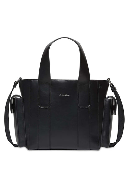 BORSA A TRACOLLA WEBBING STRAP CALVIN KLEIN DA DONNA NERO