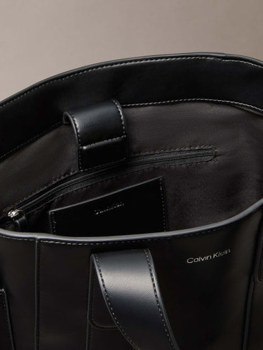 BORSA A TRACOLLA WEBBING STRAP CALVIN KLEIN DA DONNA NERO