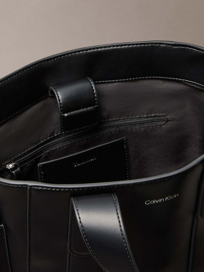 BORSA A TRACOLLA WEBBING STRAP CALVIN KLEIN DA DONNA NERO