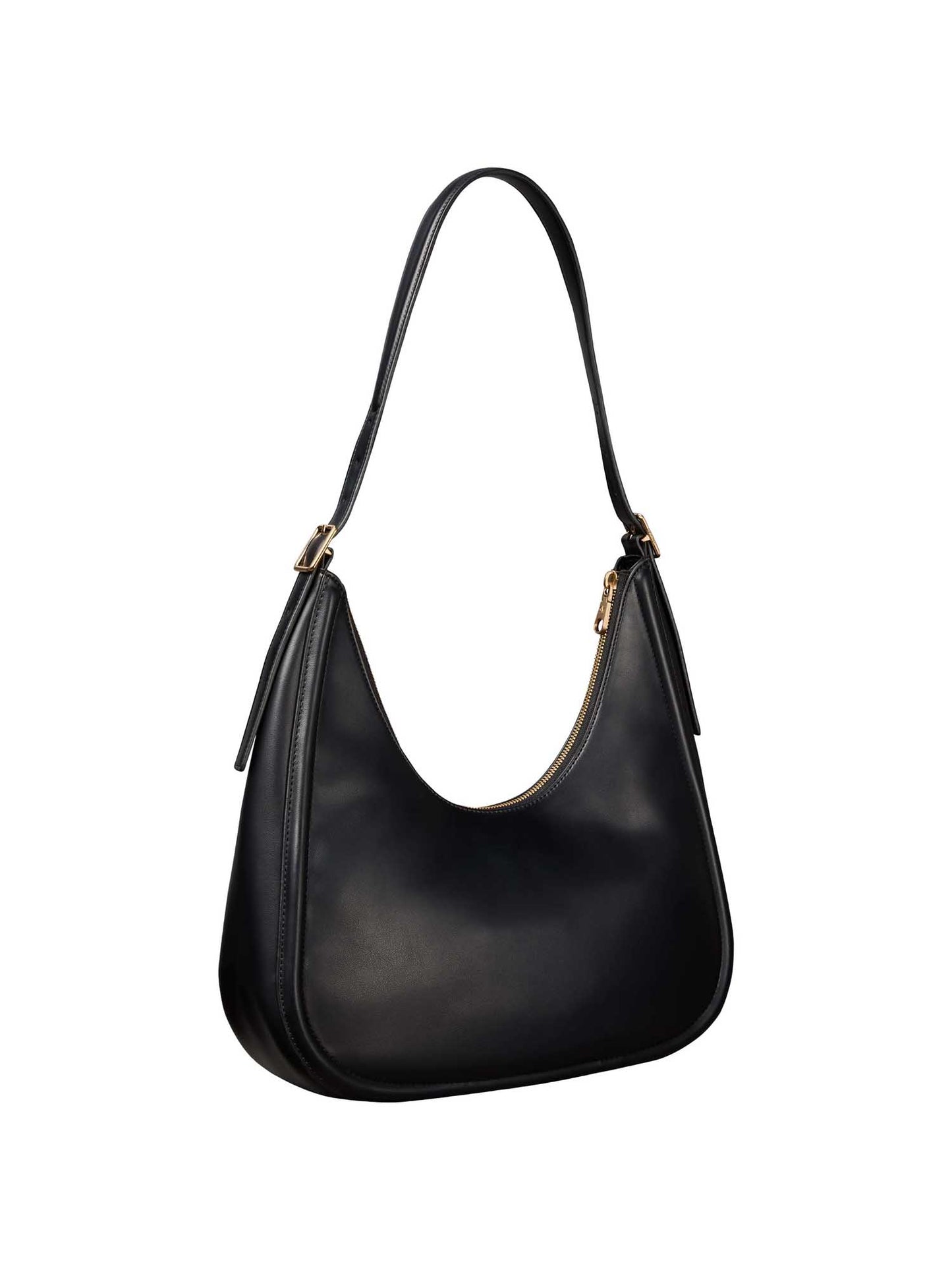 Calvin Klein Bold Crescent, borsa hobo mezza luna nera da donna