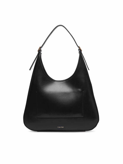 Calvin Klein CK Medium Shoulder, borsa da unisex adulto nera