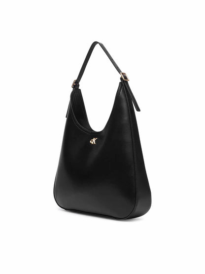 Calvin Klein CK Medium Shoulder, borsa da unisex adulto nera
