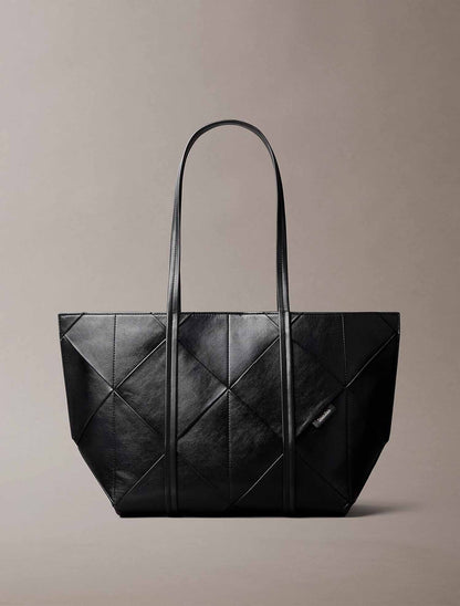 Calvin Klein Woven Medium Carryall, borsa unisex adulto nera