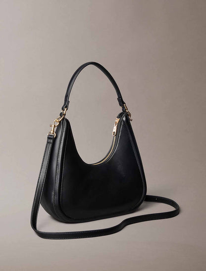 Calvin Klein Bold Ck Small Crescent Bag, borsa da unisex adulto nera