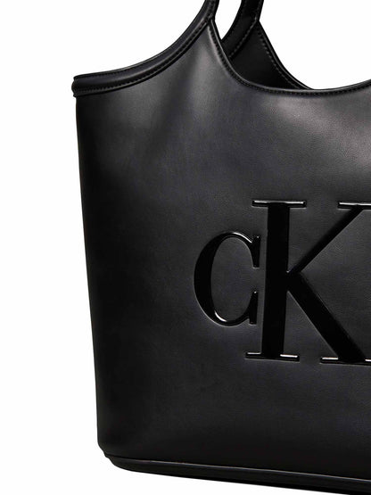 Calvin Klein Bold Shopper, borse da unisex adulto nere