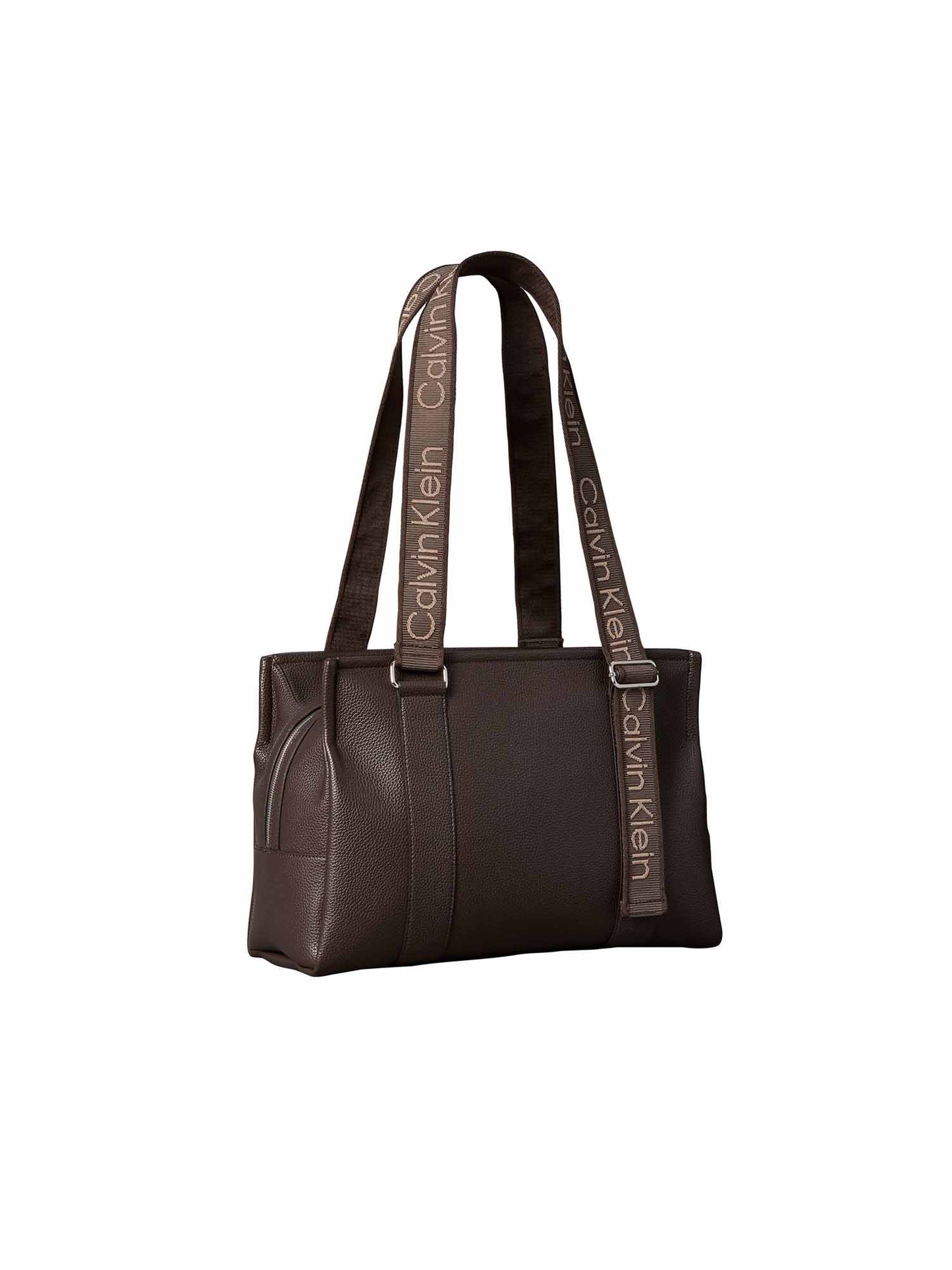 Calvin Klein Webbing Tote, borsa da unisex adulto marrone