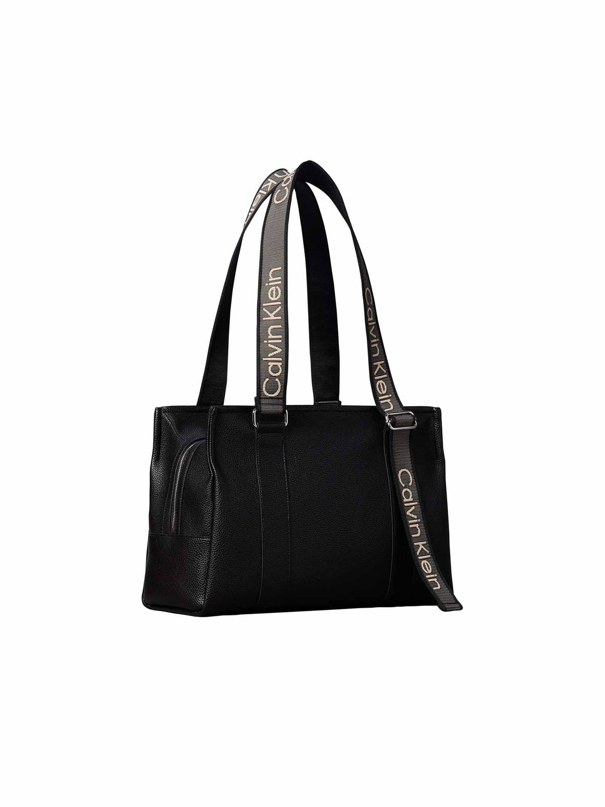 Ck webbing tote borsa da unisex nero