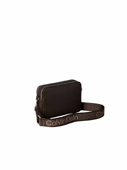 Calvin Klein CK Webbing Camerabag, borsa da unisex adulto marrone