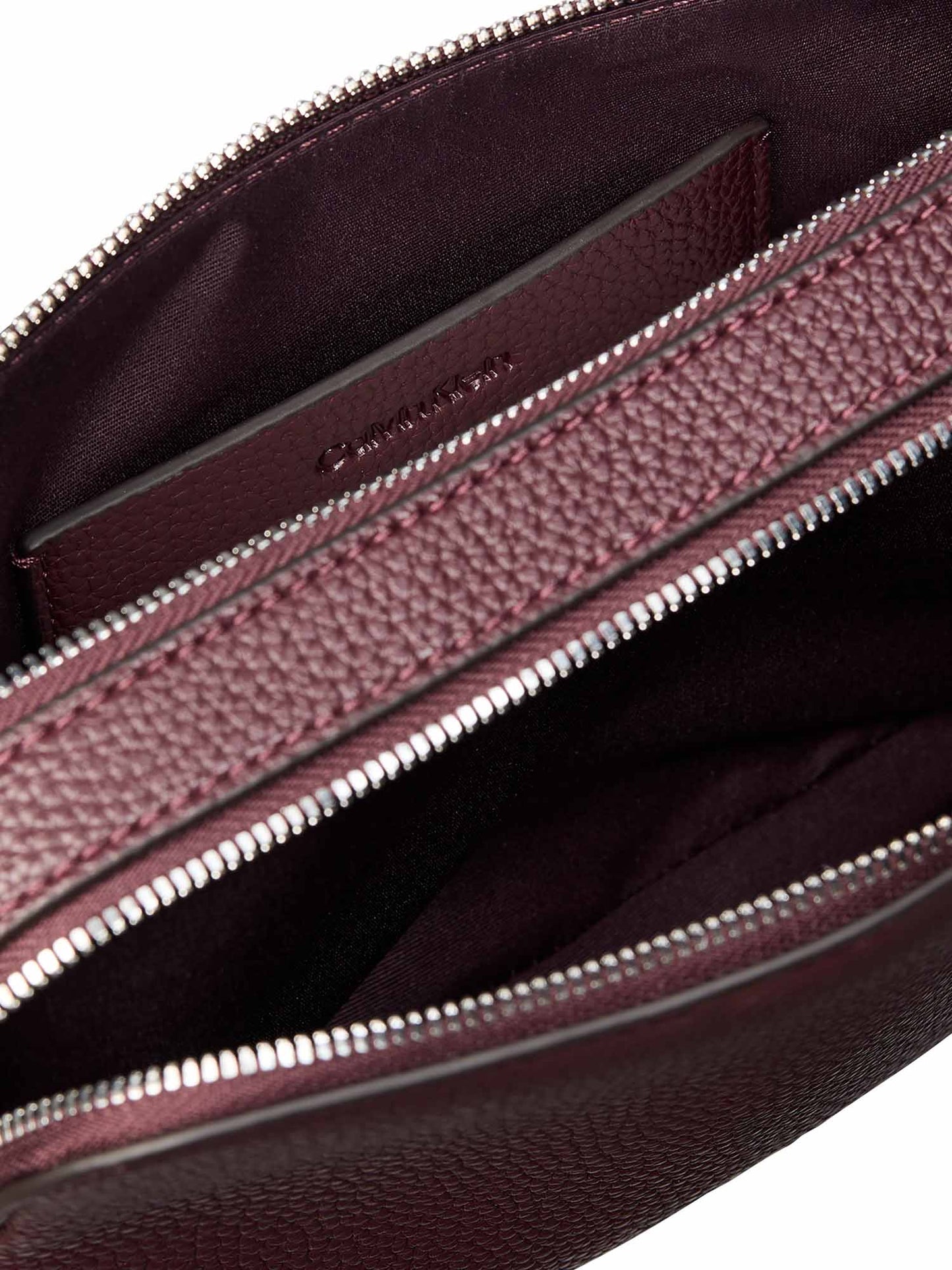 Calvin Klein Webbing 2X Strap Camera Bag, borsa da unisex adulto bordeaux