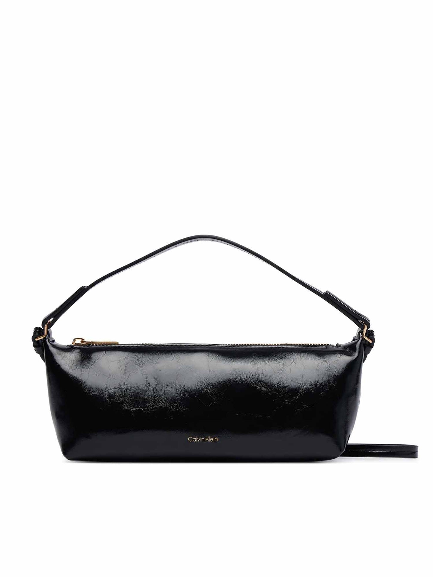 Calvin Klein Foil Logo Glossy, borsa da unisex adulto nero